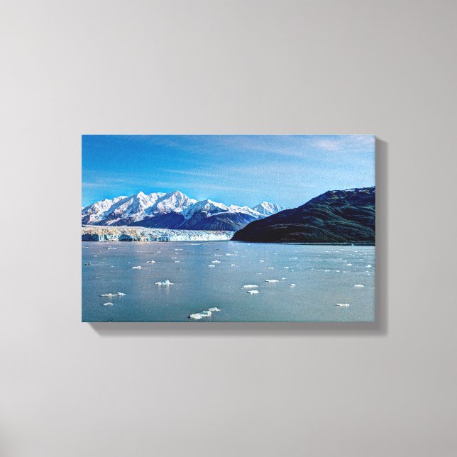 Hubbard Glacier, Alaska Canvas print (Front)