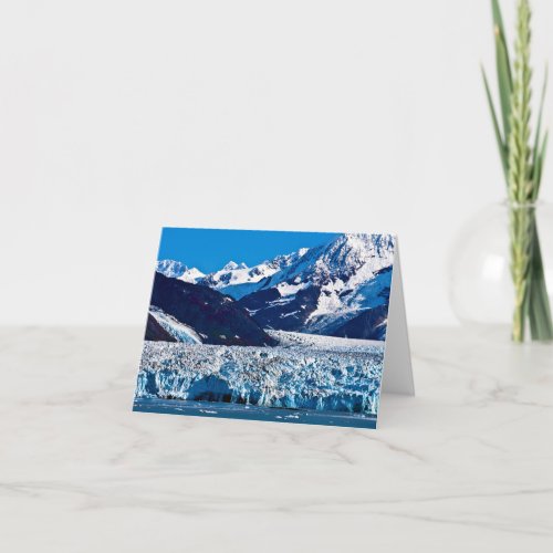 Hubbard Glacier Alaska Greeting card