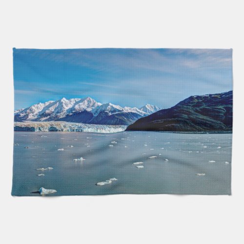 Hubbard Glacier Alaska Kitchen tea towel