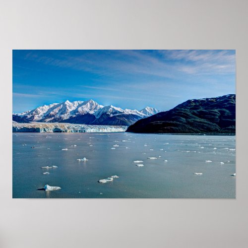 Hubbard Glacier Alaska Poster