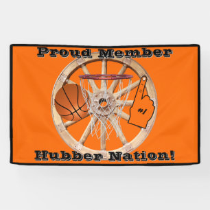 Hubber Nation Basketball Banner