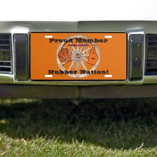 Hubber Nation Basketball License Plate