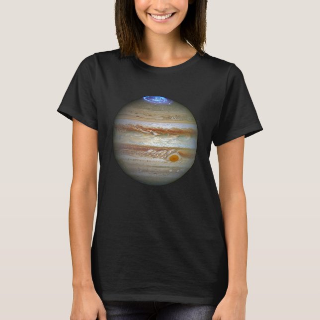 Hubble Captures Vivid Auroras in Jupiteru2019s Atm T-Shirt (Front)