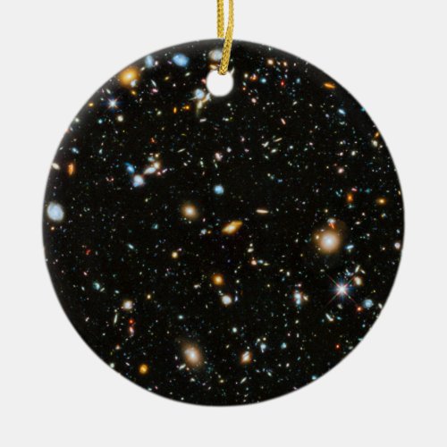Hubble Deep Field Ceramic Ornament