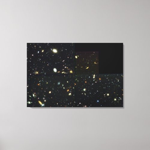 Hubble Deep Field Image at Full Resolution Canvas Print