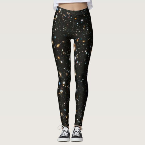 Hubble Deep Field Leggings / Astonomy Leggings | Zazzle