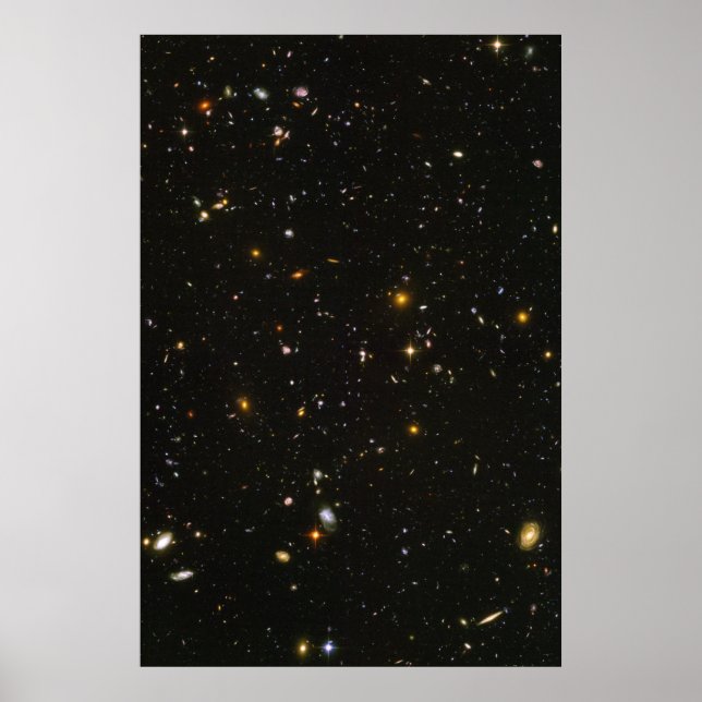 hubble deep field poster (Front)