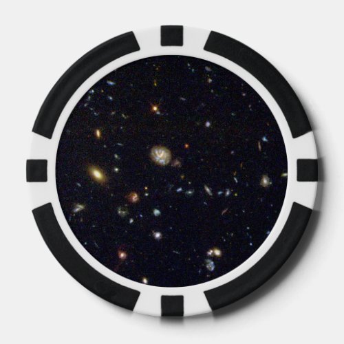 Hubble Deep Field South Unveils Myriad Galaxies Poker Chips