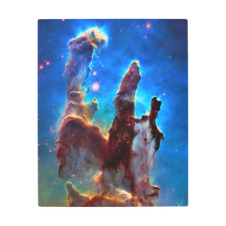Hubble Eagle Nebula Metal Print