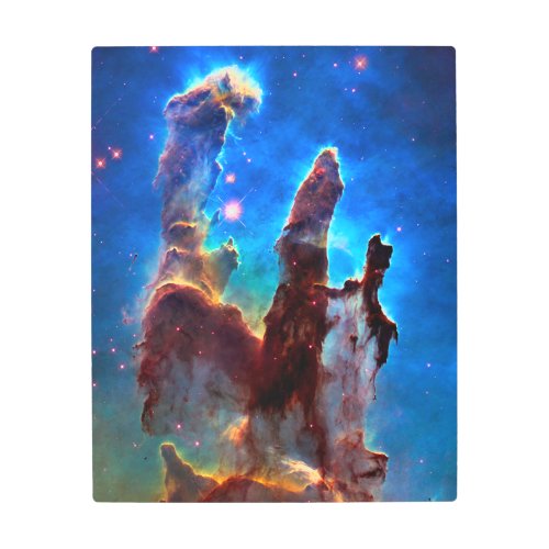 Hubble Eagle Nebula Metal Print