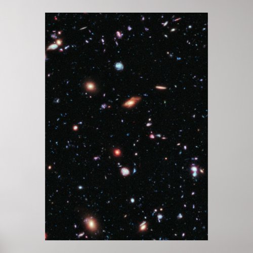 Hubble eXtreme Deep Field XDF Poster