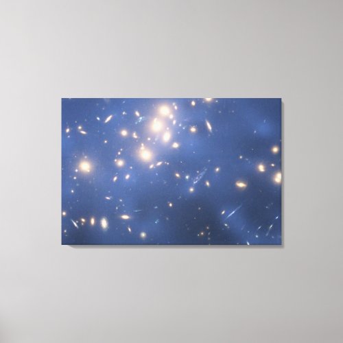 Hubble Finds Dark Matter Ring in Galaxy Cluster Canvas Print