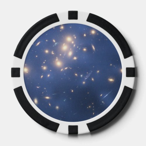 Hubble Finds Dark Matter Ring in Galaxy Cluster Poker Chips
