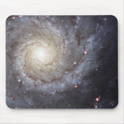 Hubble grand design spiral galaxy M74  space Mouse Pad