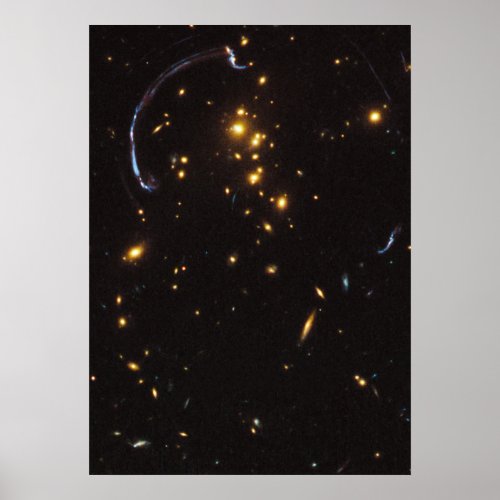 Hubble Image of Galaxy Cluster RCS2 Poster
