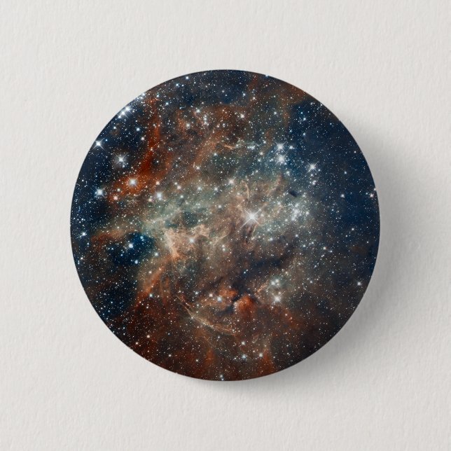 Hubble Image Pinback Button (Front)