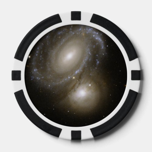 Hubble Interacting Galaxy AM 0500_620 Poker Chips