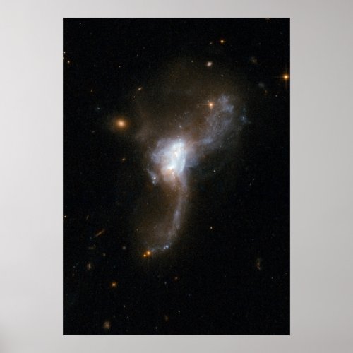Hubble Interacting Galaxy ESO 148_2 Poster