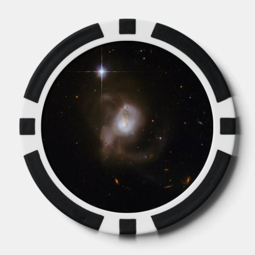 Hubble Interacting Galaxy ESO 239_2 Poker Chips