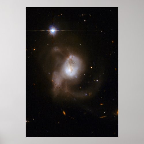 Hubble Interacting Galaxy ESO 239_2 Poster