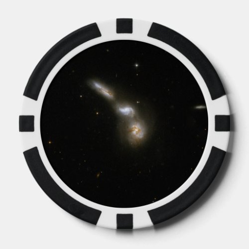 Hubble Interacting Galaxy ESO 255_7 Poker Chips