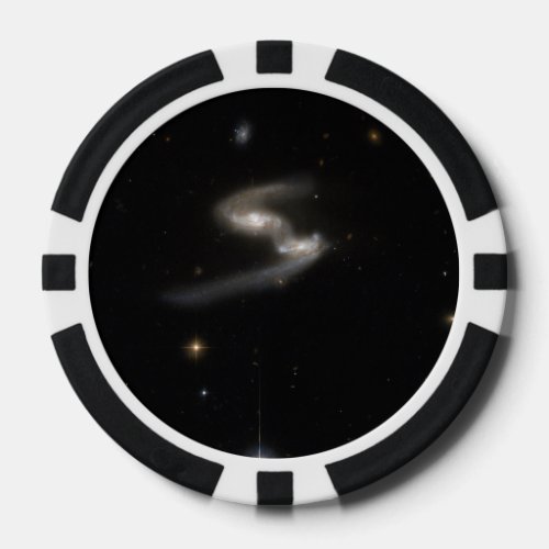 Hubble Interacting Galaxy ESO 77_14 Poker Chips