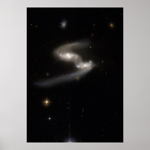 Hubble Interacting Galaxy ESO 77_14 Poster