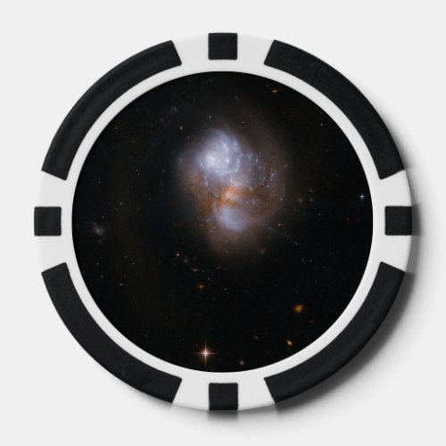 Hubble Interacting Galaxy IC 1623 Poker Chips