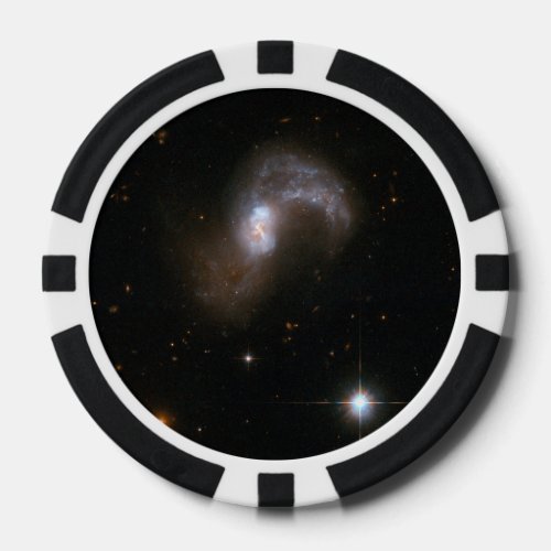 Hubble Interacting Galaxy IC 2545 Poker Chips