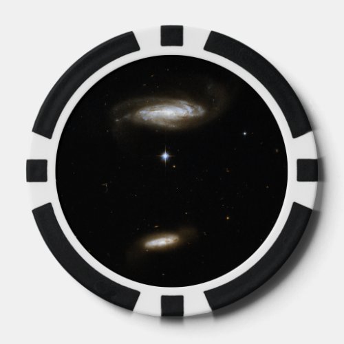 Hubble Interacting Galaxy IC 2810 Poker Chips