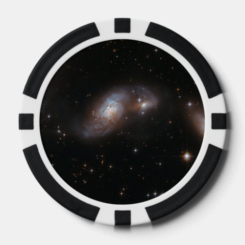 Hubble Interacting Galaxy IC 4687 Poker Chips