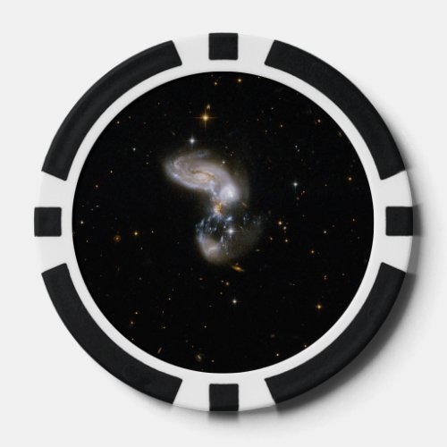 Hubble Interacting Galaxy II Zw 96 Poker Chips