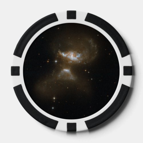 Hubble Interacting Galaxy MCG02_001 Poker Chips