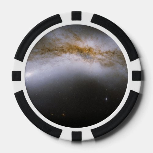 Hubble Interacting Galaxy NGC 520 Poker Chips