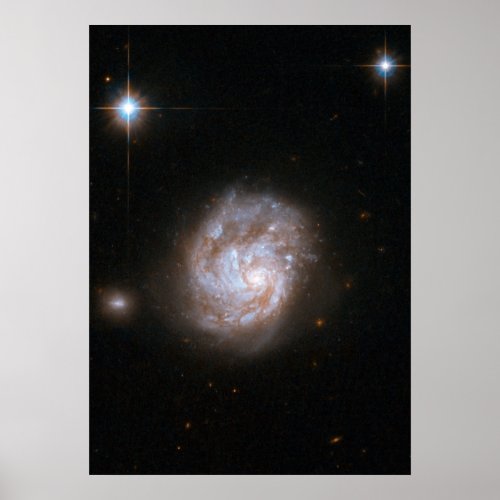 Hubble Interacting Galaxy NGC 695 Poster