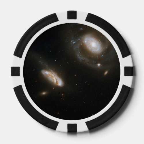 Hubble Interacting Galaxy NGC 7469 Poker Chips