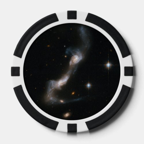 Hubble Interacting Galaxy UGC 8335 Poker Chips