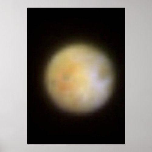 Hubble Observes Volcanic Io _ Visible Light Poster