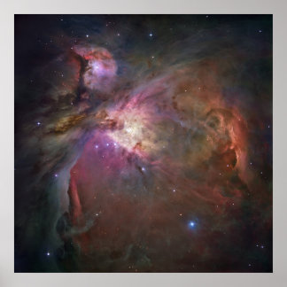 Hubble Panoramic View of Orion Nebula Poster