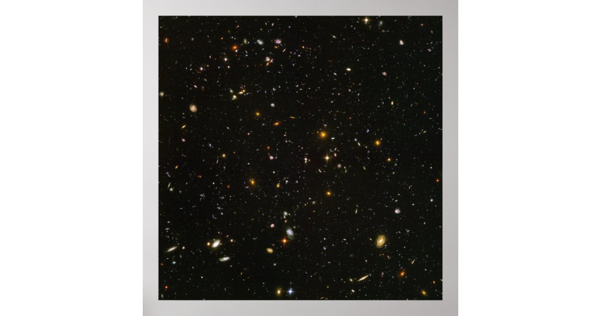 Hubble sees galaxies galore poster | Zazzle