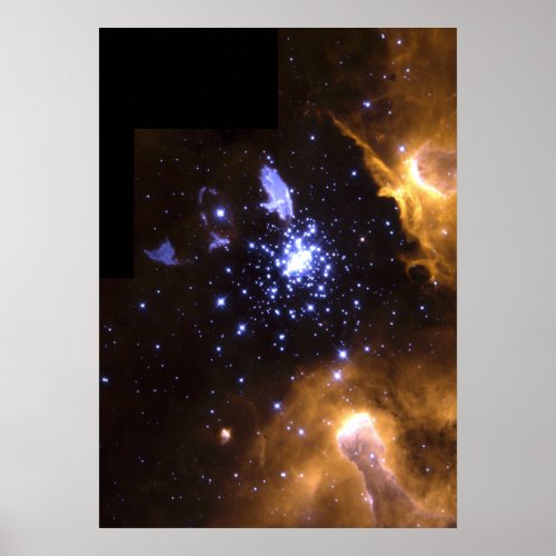 Hubble Snapshot Captures Life Cycle of Stars Poster