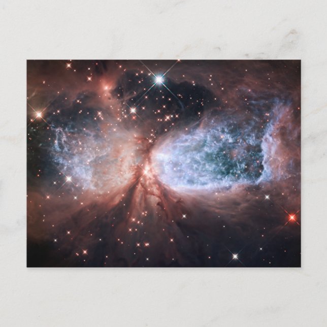 Hubble Snow Angel Postcard (Front)