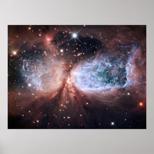 Hubble Snow Angel Poster