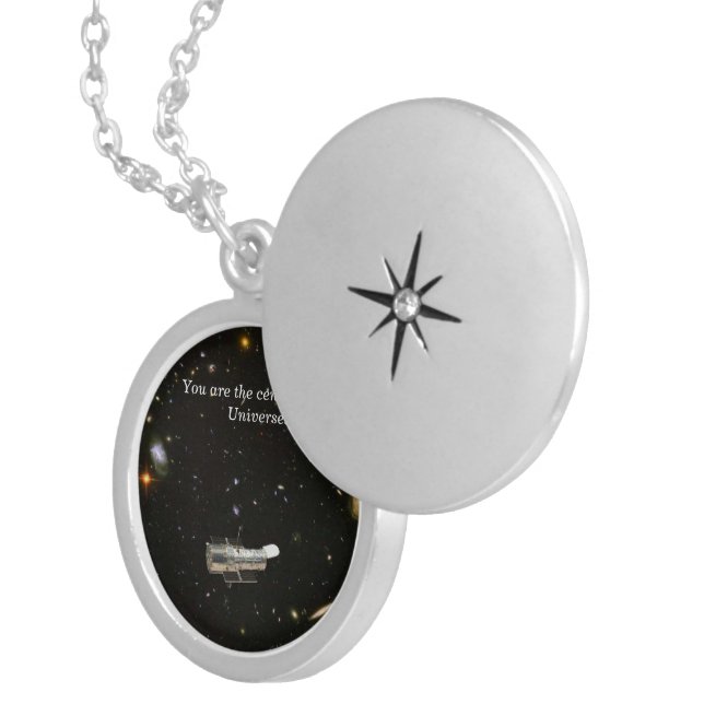 Hubble Space Locket Necklace (Front Right)