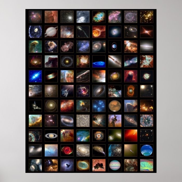 Hubble Space Poster