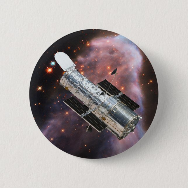 Hubble Space Telescope Button (Front)