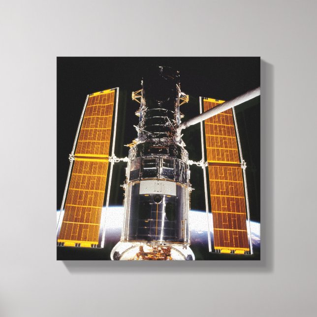 Hubble Space Telescope Canvas Print (Front)