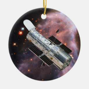 Hubble Space Telescope Ceramic Ornament