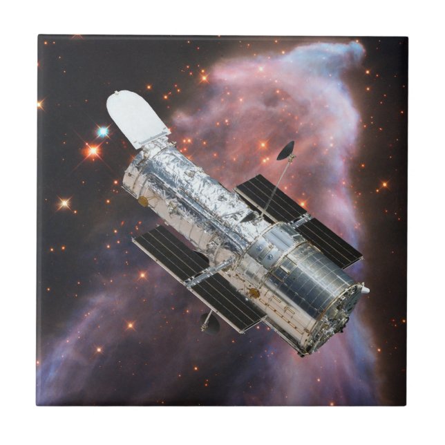Hubble Space Telescope Ceramic Tile (Front)
