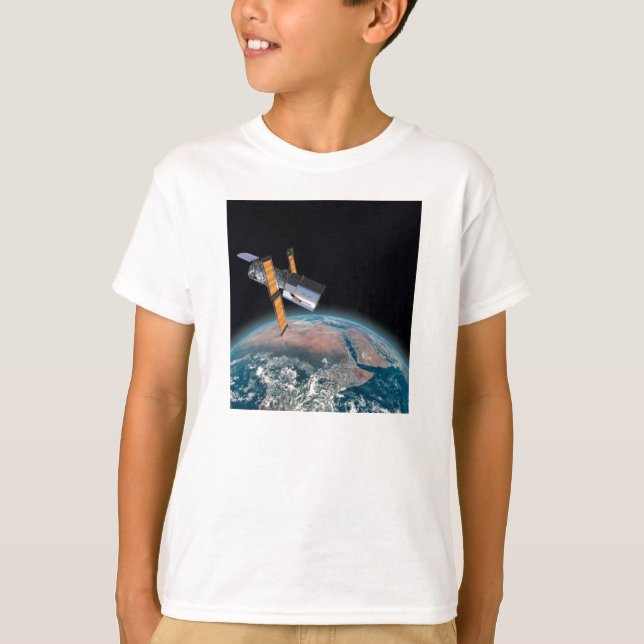 Hubble Space Telescope Dark Astronomy T-shirt (Front)